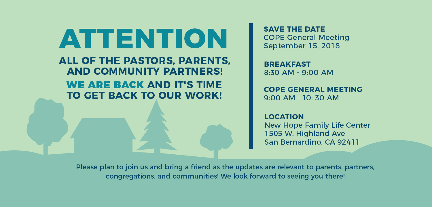 Upcoming Events Congregations Organized For Prophetic Engagement Cope Cope General Meeting